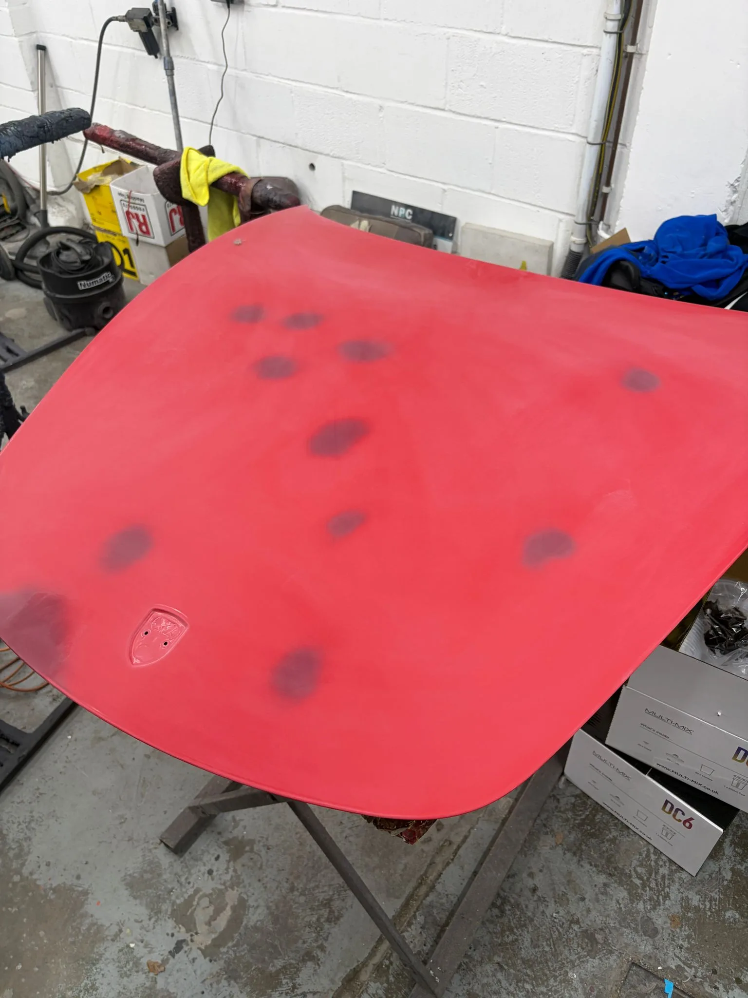 Before — Porsche Bonnet Repair