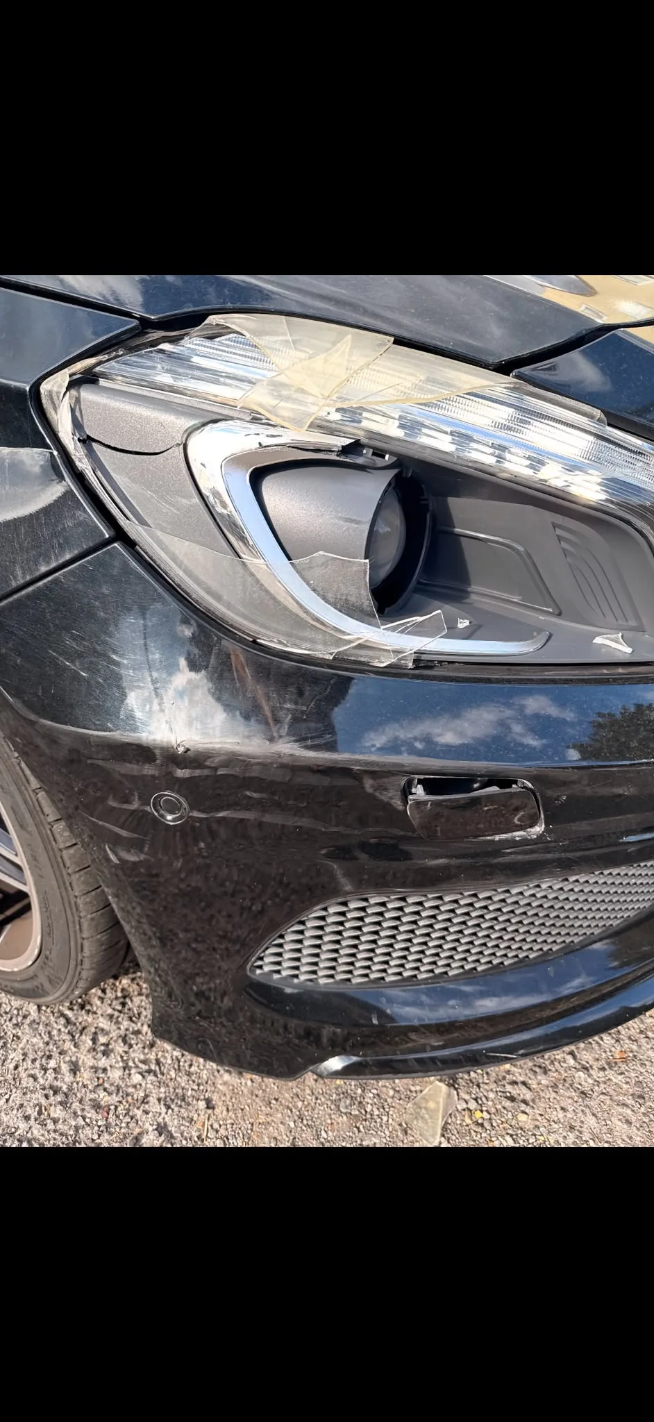 Mercedes A-Class Crash Repair in Byfleet, Surrey