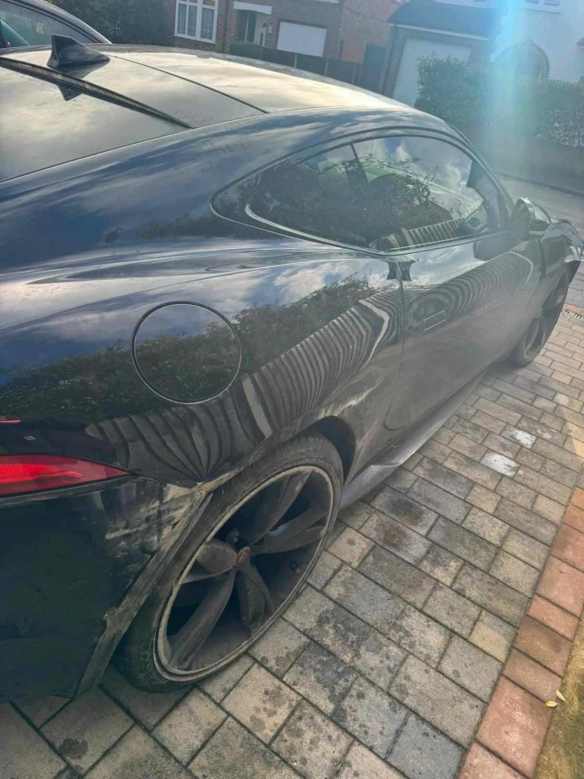 Jaguar F-Type Hit-and-Run Crash Repair in Farnham, Surrey