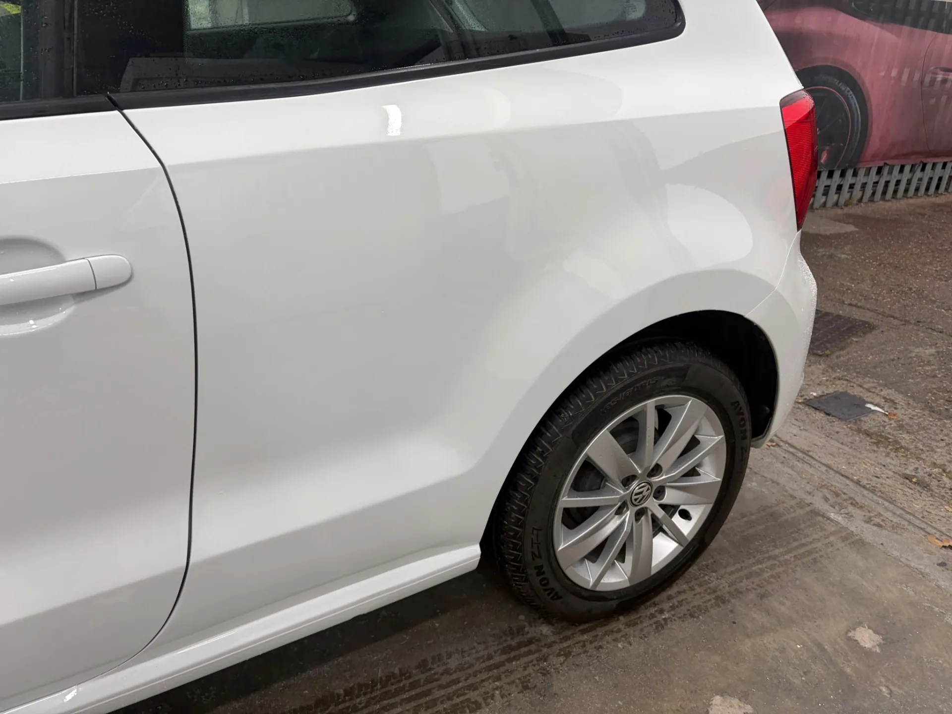 Volkswagen Polo Bollard Damage Repair in Surrey