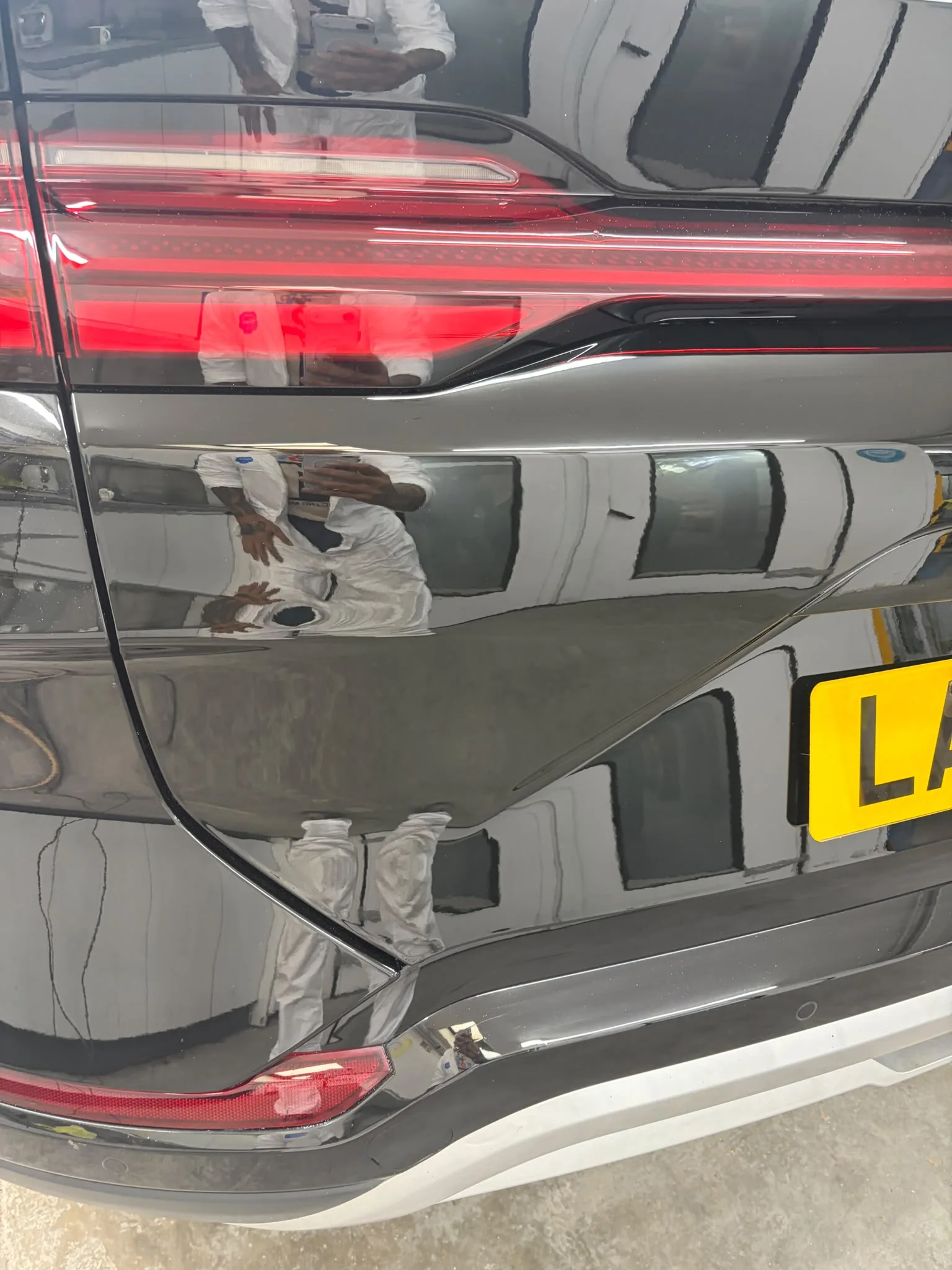 BYD hit by another vehicle