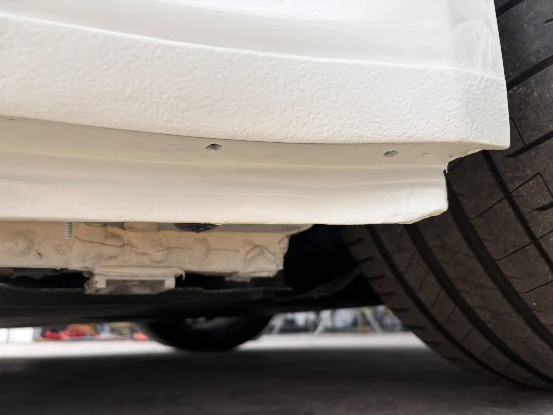Porsche Rear Wing Post Damage Repair