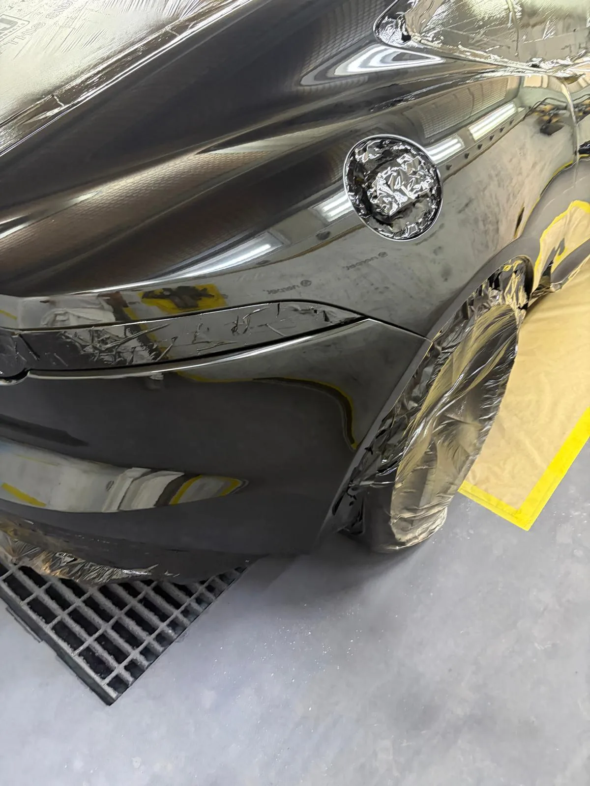 Jaguar F-Type Hit-and-Run Crash Repair in Farnham, Surrey