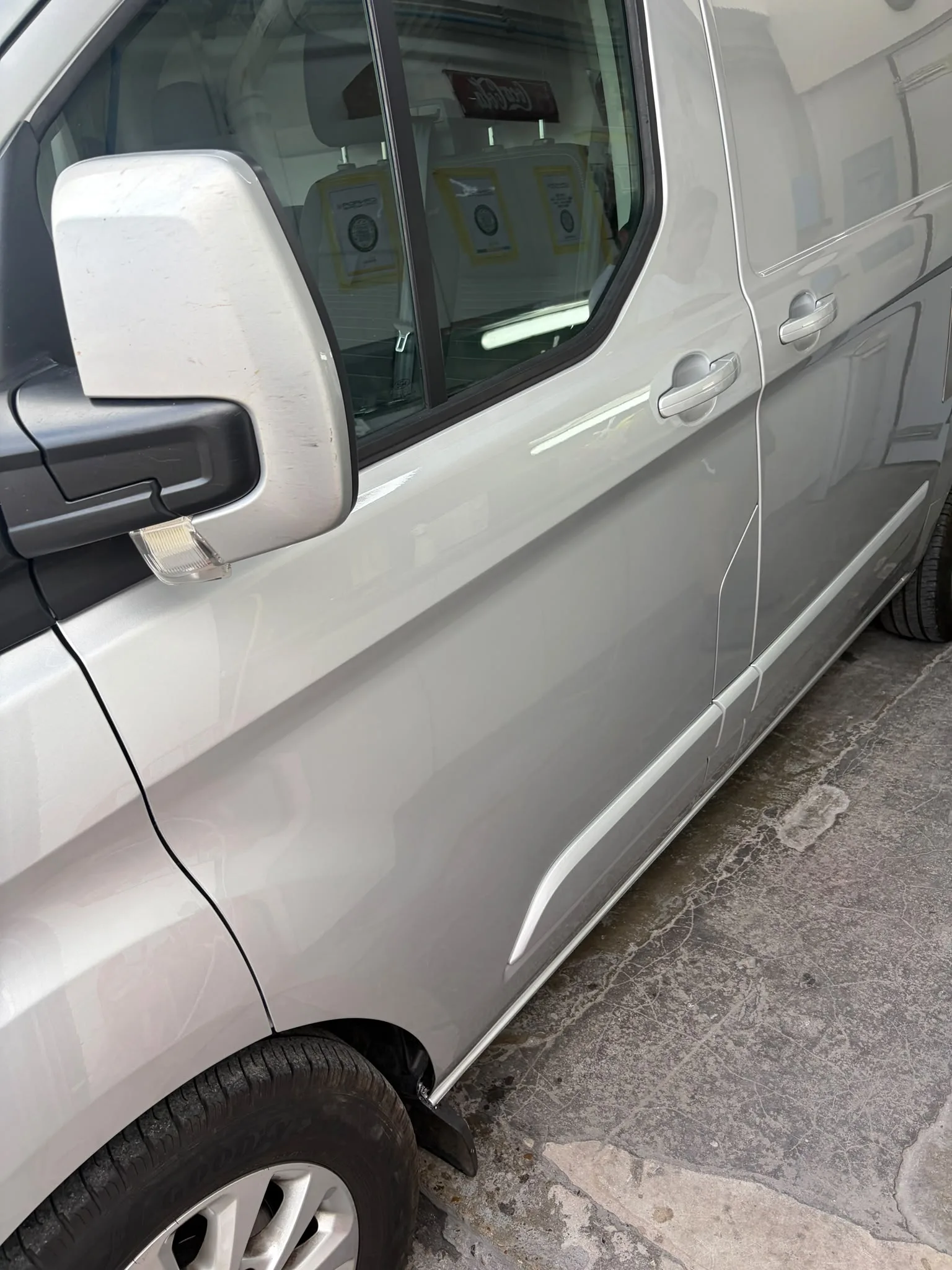 Ford Transit Van Side Impact Damage Repair