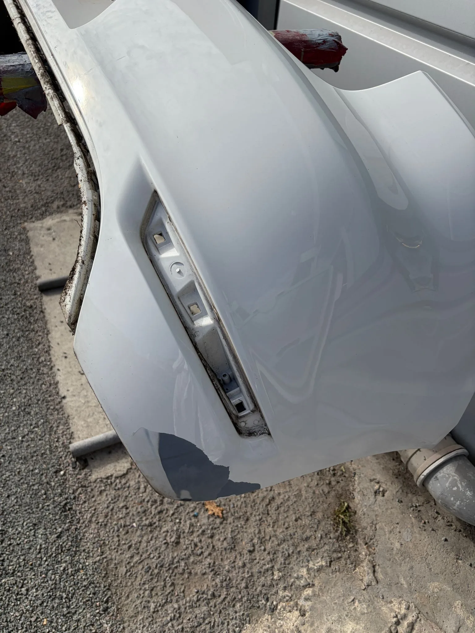 Before — Flaking Bumper Paint Respray